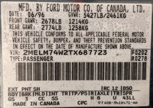 Load image into Gallery viewer, Steering Gear Rack GRAND MARQUIS 1996 - NW339885