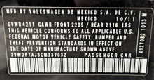 Load image into Gallery viewer, Steering Wheel Volkswagen Jetta 2012 - NW389379