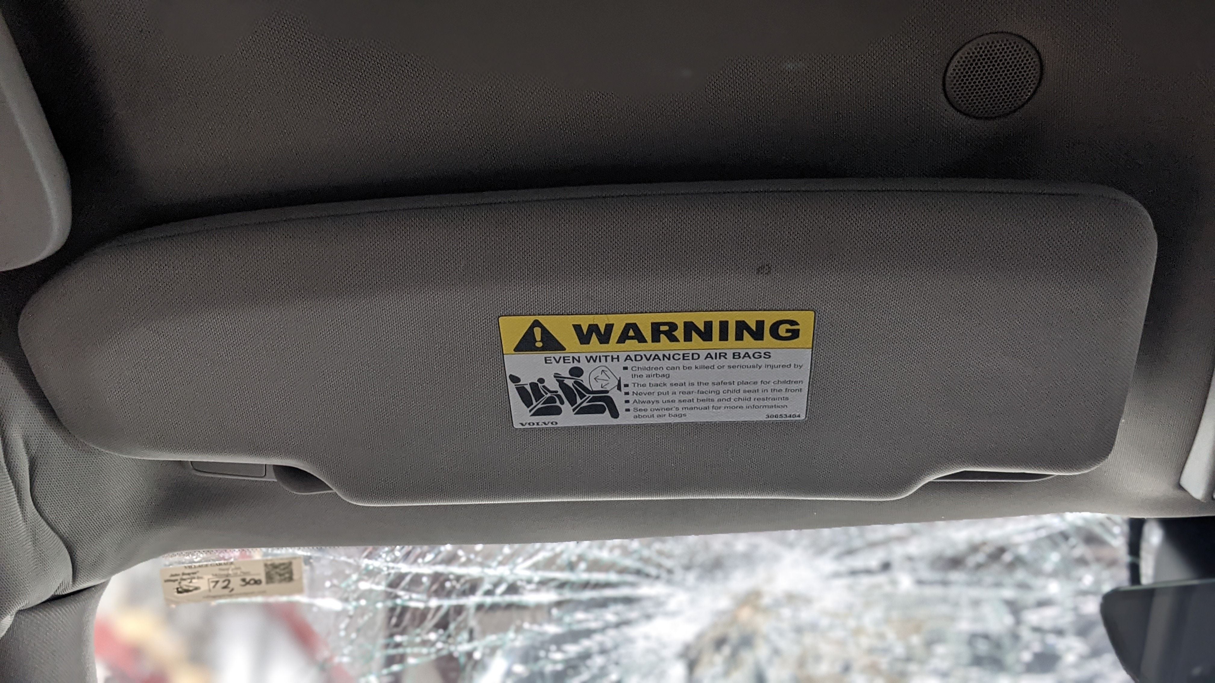 INTERIOR SUN VISORS Volvo S60 XC60 11 12 13 14 15 Left