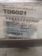 Load image into Gallery viewer, ENGINE MOTOR Audi Q5 2012 12 3.2L VIN K - NW524476
