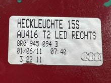 Load image into Gallery viewer, TAIL LIGHT LAMP ASSEMBLY Audi Q5 09 10 11 12 Right - NW524715
