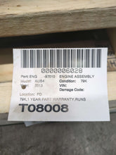 Load image into Gallery viewer, Engine Motor  AUDI S4 2013 - NW545835
