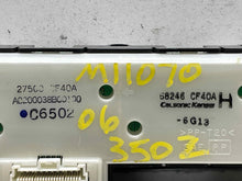 Load image into Gallery viewer, TEMPERATURE CONTROLS Nissan 350Z 2007 07 - NW639650
