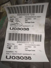 Load image into Gallery viewer, Transmission Lincoln MKZ 2013 - NW604818

