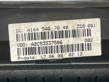 Load image into Gallery viewer, SPEEDOMETER CLUSTER ML320 ML350 ML550 ML63 R320 R350 09 10 - NW604802
