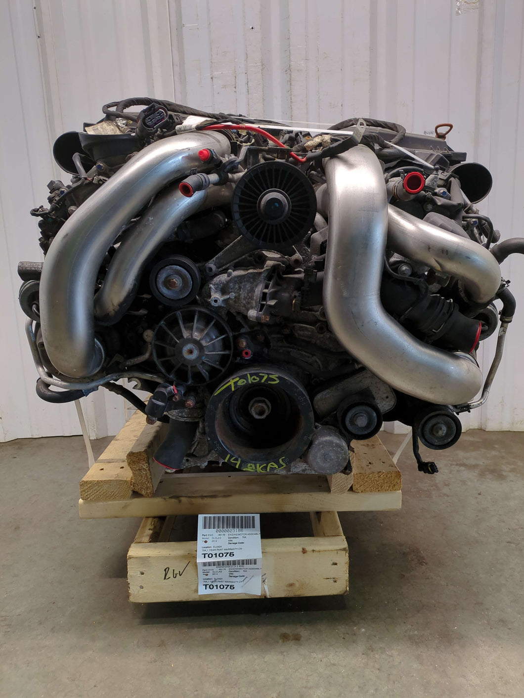 ENGINE MOTOR Mercedes-Benz Gl350 Gl450 Gl550 GL63 AMG 2014 14 - NW615544