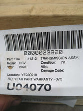 Load image into Gallery viewer, Transmission Honda HR-V 2022 - NW617383
