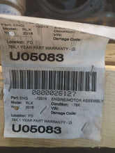 Load image into Gallery viewer, Engine Motor Acura RLX 2016 - NW627187
