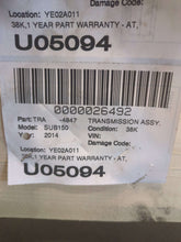 Load image into Gallery viewer, [INVENTORYCAR_YEAR_MAKE_MODEL] TRANSMISSION 4X4 - NW628322

