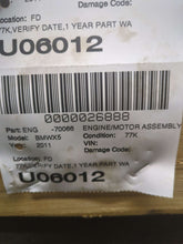 Load image into Gallery viewer, ENGINE MOTOR BMW X5 X6 2011 11 3.0L - NW629654

