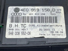 Load image into Gallery viewer, REAR TEMPERATURE CONTROLS Audi A8 S8 03 04 05 06 07 08 09 10 - NW632409
