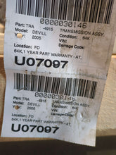 Load image into Gallery viewer, TRANSMISSION Cadillac Deville DHS DTS Seville 04 05 FWD VIN Y - NW644513
