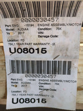 Load image into Gallery viewer, ENGINE MOTOR Audi A4 A5 Allroad Q7 17 18 19 20 2.0L VIN N/H - NW646030

