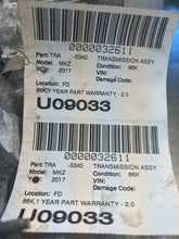Load image into Gallery viewer, Transmission Lincoln MKZ 2017 - NW656631
