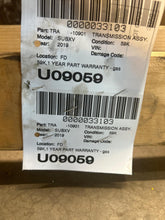 Load image into Gallery viewer, Transmission  XV CROSSTREK 2019 - NW659114
