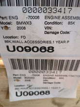 Load image into Gallery viewer, ENGINE BMW X3 2007 07 2008 08 2009 09 2010 10 3.0L - NW660072
