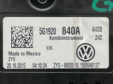 Load image into Gallery viewer, SPEEDOMETER CLUSTER Volkswagen Golf 2015 15 2016 16 2017 17 - NW678839

