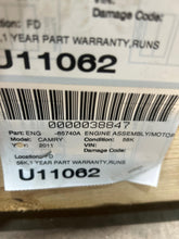 Load image into Gallery viewer, Engine Motor Toyota Camry 2011 - NW681103
