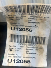 Load image into Gallery viewer, Transmission Kia Stinger 2021 - NW690294
