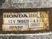 Load image into Gallery viewer, ALTERNATOR MDX Odyssey Pilot Ridgeline 14 15 16 17 18 19 - NW704727
