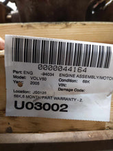 Load image into Gallery viewer, ENGINE MOTOR C30 S40 V40 V50 2004-2010 2.4L VIN 39 - NW704987
