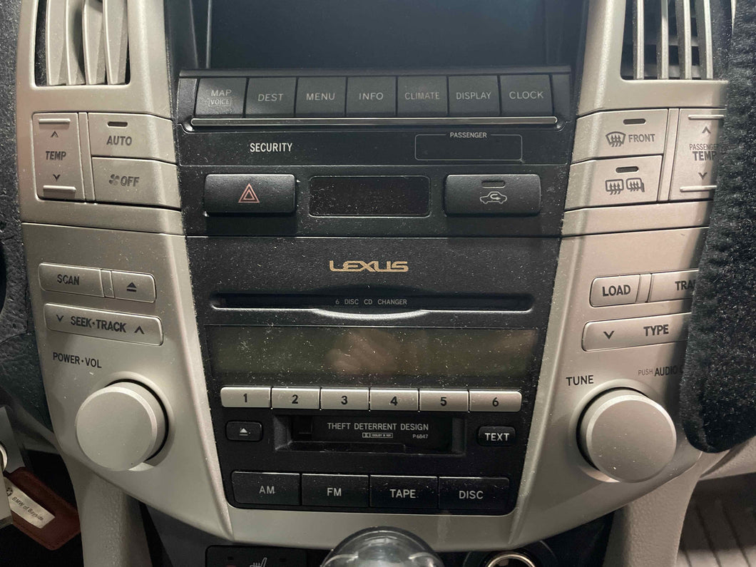 RADIO Lexus RX330 RX400H 2006 06 - NW498428