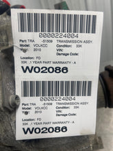Load image into Gallery viewer, AUTOMATIC TRANSMISSION CC EOS Passat 09 10 11 12 FWD - NW714386
