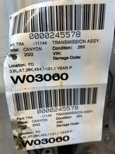 Load image into Gallery viewer, Transmission GMC Canyon 2022 - NW721018
