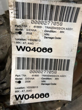 Load image into Gallery viewer, TRANSMISSION Toyota Sienna 2004 04 2005 05 2006 06 AWD - NW731362
