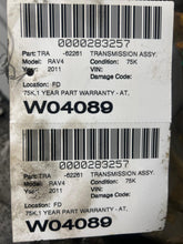 Load image into Gallery viewer, TRANSMISSION Toyota Rav4 2010 10 2011 11 2012 12 AWD - NW733487
