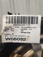 Load image into Gallery viewer, TRANSMISSION Jaguar XK8 XKR 1999 99 2000 00 2001 01 2002 02 - NW737296
