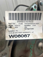 Load image into Gallery viewer, TRANSMISSION Toyota Highlander 2001 01 2002 02 2003 03 - NW750519
