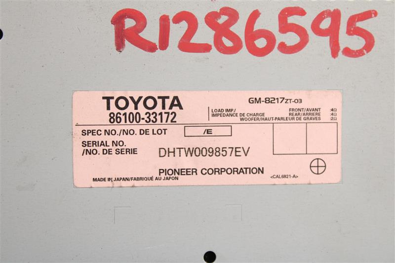 AMPLIFIER Lexus ES330 2004 04 2005 05 2006 06 - 1286595 – Tom's