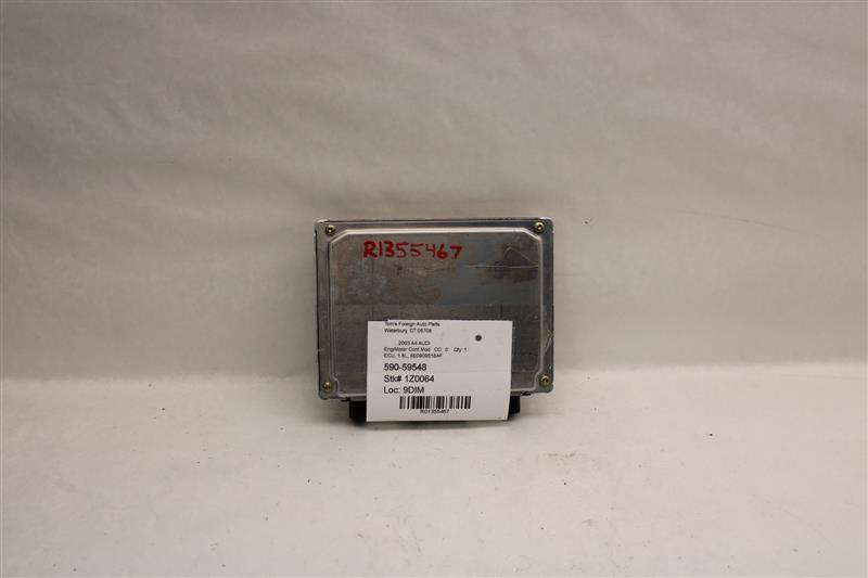 ECU ECM COMPUTER Audi A4 2003 03 1.8L - 1355467