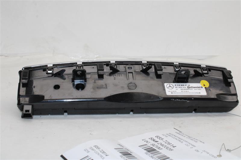 FRONT TEMPERATURE CONTROLS C250 C300 C350 C43 C63 GLC250d GLC300 15-20 - 1360152
