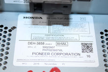 Load image into Gallery viewer, RADIO Honda Accord 2017 17 - 1369933
