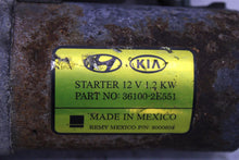 Load image into Gallery viewer, STARTER MOTOR Elantra 2014 14 2015 15 2016 16 2017 17 2018 18 - 1385539
