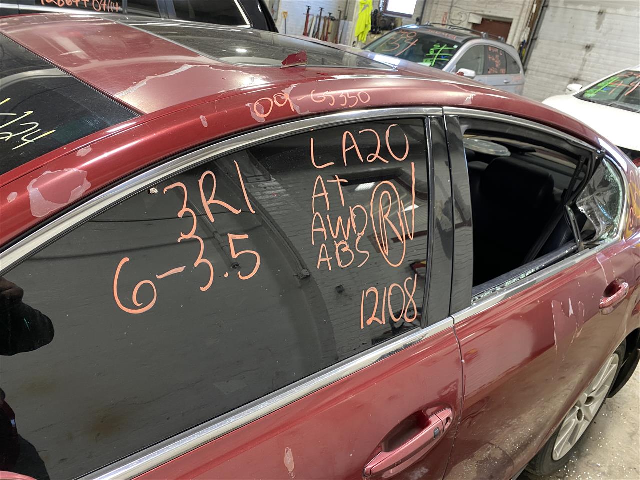 REAR DOOR GS300 GS350 GS430 GS450H GS460 06 07 08 09 10 11 Right