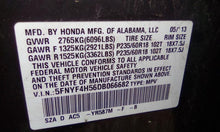 Load image into Gallery viewer, ENGINE MOTOR Honda Pilot 2013 13 2014 14 2015 15 3.5L - CTL326366
