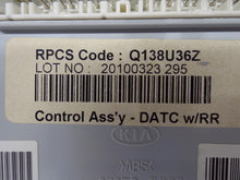Load image into Gallery viewer, REAR TEMPERATURE CONTROLS Kia Sorento 2011 11 - MRK468451
