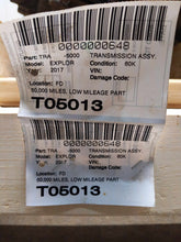Load image into Gallery viewer, TRANSMISSION Ford Explorer Lincoln MKT 14 15 16 17 18 19 AWD - NW523870
