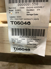 Load image into Gallery viewer, Engine Motor  XV CROSSTREK 2019 - NW526595
