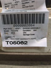 Load image into Gallery viewer, Engine Motor Volkswagen Touareg 2013 - NW528208
