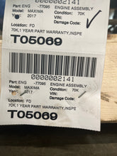 Load image into Gallery viewer, Engine Motor Nissan Maxima 2017 - NW528934
