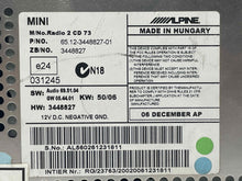 Load image into Gallery viewer, CD Player Mini Cooper Clubman 2007 07 2008 08 2009 09 2010 10 - NW136573
