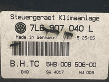 Load image into Gallery viewer, FRONT TEMPERATURE CONTROLS Volkswagen Touareg 2005 05 2006 06  Automatic - NW495414
