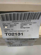 Load image into Gallery viewer, AUTOMATIC TRANSMISSION BMW 328i 09 10 11 12 13 AWD - NW500157
