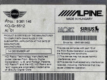 Load image into Gallery viewer, Radio Controller Mounted by shifter Mini Cooper Clubman 07 08 09 10 11 12 - NW503307
