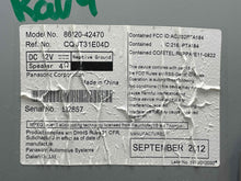 Load image into Gallery viewer, RADIO Toyota Rav4 2012 12 - NW510829
