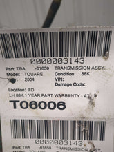 Load image into Gallery viewer, AUTOMATIC TRANSMISSION Volkswagen Touareg 2004 04 2005 05 - NW532649
